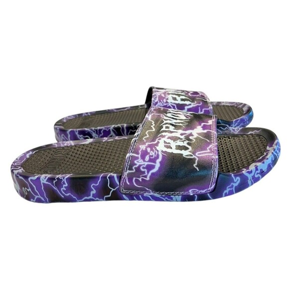 RIPNDIP Slides Womens Lightning Purple Slide shoes, sz 7 NWOT Slip on - Picture 5 of 7